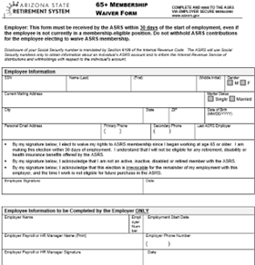 65 Plus Waiver